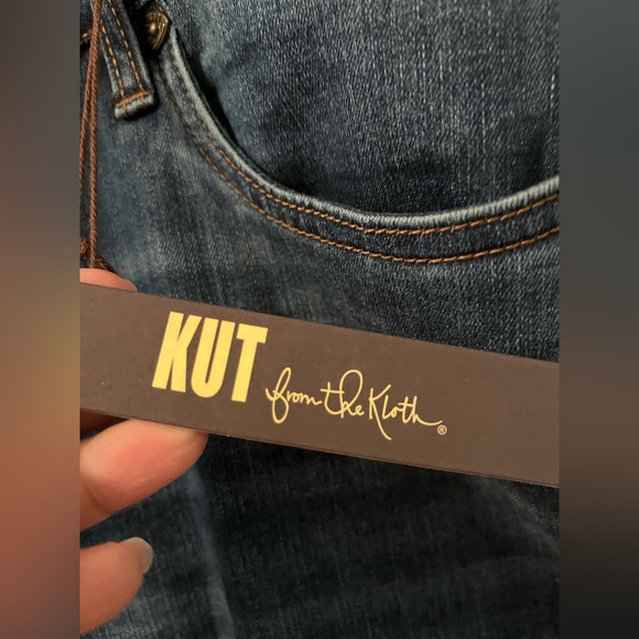 Kut from the Kloth Stevie Straight Leg (Admiration Wash) size 12 NWT - Picture 3 of 11